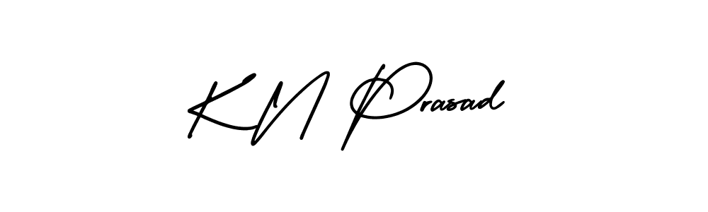 It looks lik you need a new signature style for name K N Prasad. Design unique handwritten (AmerikaSignatureDemo-Regular) signature with our free signature maker in just a few clicks. K N Prasad signature style 3 images and pictures png