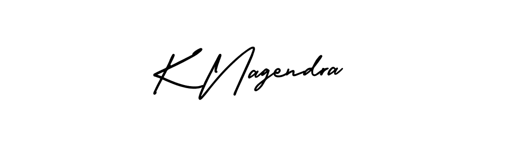 Use a signature maker to create a handwritten signature online. With this signature software, you can design (AmerikaSignatureDemo-Regular) your own signature for name K Nagendra. K Nagendra signature style 3 images and pictures png