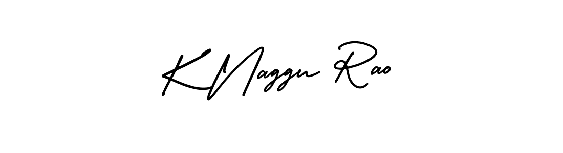 Design your own signature with our free online signature maker. With this signature software, you can create a handwritten (AmerikaSignatureDemo-Regular) signature for name K Naggu Rao. K Naggu Rao signature style 3 images and pictures png