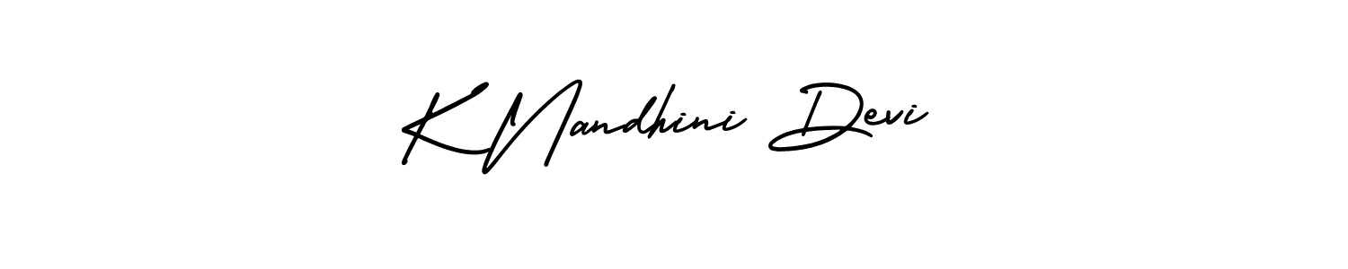 How to make K Nandhini Devi signature? AmerikaSignatureDemo-Regular is a professional autograph style. Create handwritten signature for K Nandhini Devi name. K Nandhini Devi signature style 3 images and pictures png