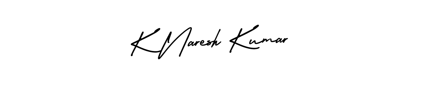 Best and Professional Signature Style for K Naresh Kumar. AmerikaSignatureDemo-Regular Best Signature Style Collection. K Naresh Kumar signature style 3 images and pictures png