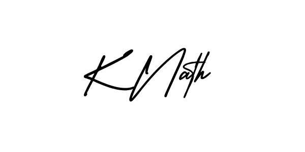 How to Draw K Nath signature style? AmerikaSignatureDemo-Regular is a latest design signature styles for name K Nath. K Nath signature style 3 images and pictures png