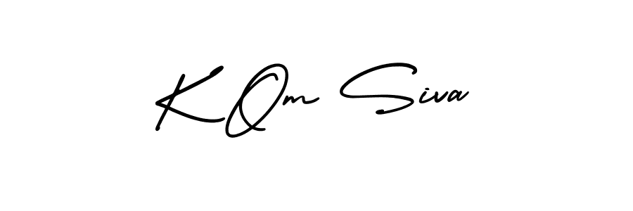 Check out images of Autograph of K Om Siva name. Actor K Om Siva Signature Style. AmerikaSignatureDemo-Regular is a professional sign style online. K Om Siva signature style 3 images and pictures png