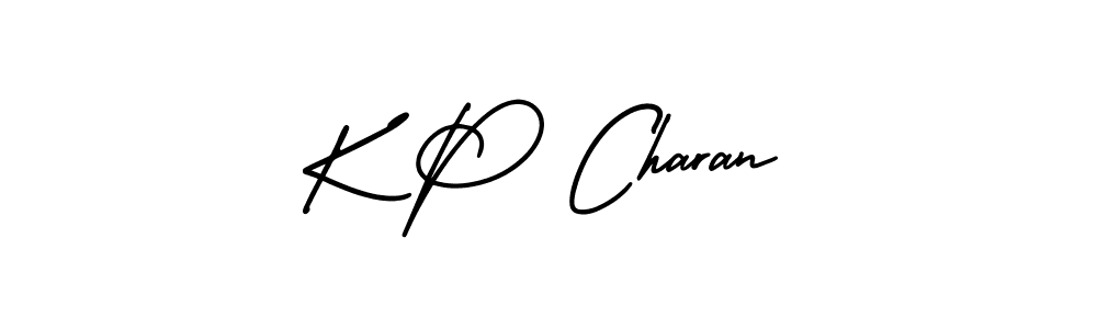 Also we have K P Charan name is the best signature style. Create professional handwritten signature collection using AmerikaSignatureDemo-Regular autograph style. K P Charan signature style 3 images and pictures png