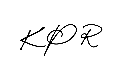 It looks lik you need a new signature style for name K P R. Design unique handwritten (AmerikaSignatureDemo-Regular) signature with our free signature maker in just a few clicks. K P R signature style 3 images and pictures png