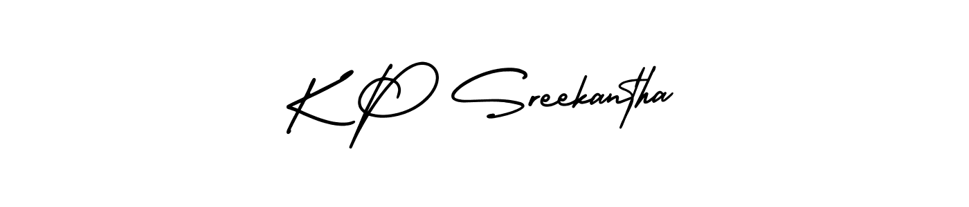 It looks lik you need a new signature style for name K P Sreekantha. Design unique handwritten (AmerikaSignatureDemo-Regular) signature with our free signature maker in just a few clicks. K P Sreekantha signature style 3 images and pictures png