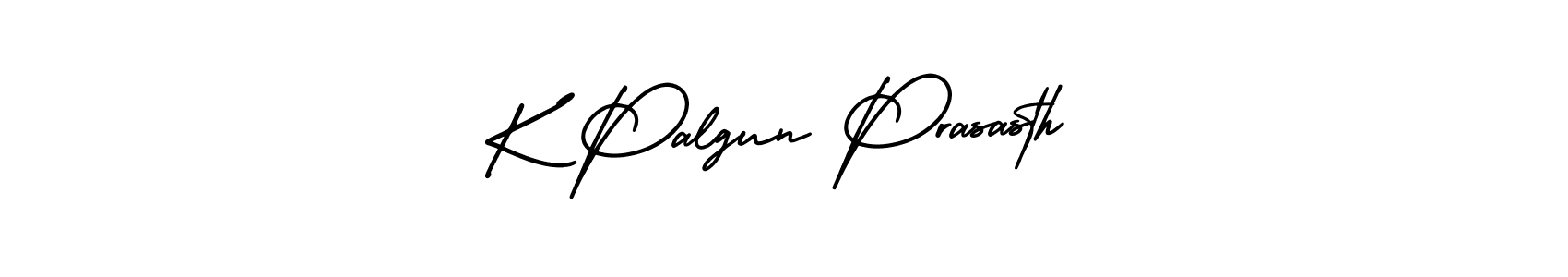 AmerikaSignatureDemo-Regular is a professional signature style that is perfect for those who want to add a touch of class to their signature. It is also a great choice for those who want to make their signature more unique. Get K Palgun Prasasth name to fancy signature for free. K Palgun Prasasth signature style 3 images and pictures png