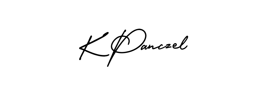 Best and Professional Signature Style for K Panczel. AmerikaSignatureDemo-Regular Best Signature Style Collection. K Panczel signature style 3 images and pictures png