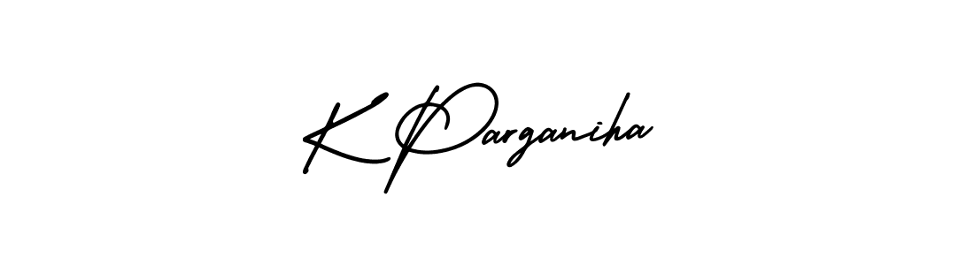 Also You can easily find your signature by using the search form. We will create K Parganiha name handwritten signature images for you free of cost using AmerikaSignatureDemo-Regular sign style. K Parganiha signature style 3 images and pictures png