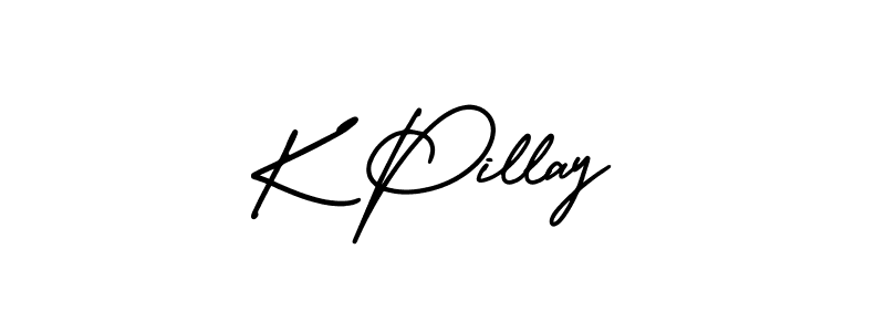 if you are searching for the best signature style for your name K Pillay. so please give up your signature search. here we have designed multiple signature styles  using AmerikaSignatureDemo-Regular. K Pillay signature style 3 images and pictures png