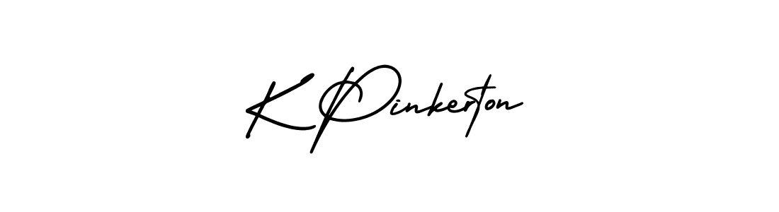if you are searching for the best signature style for your name K Pinkerton. so please give up your signature search. here we have designed multiple signature styles  using AmerikaSignatureDemo-Regular. K Pinkerton signature style 3 images and pictures png
