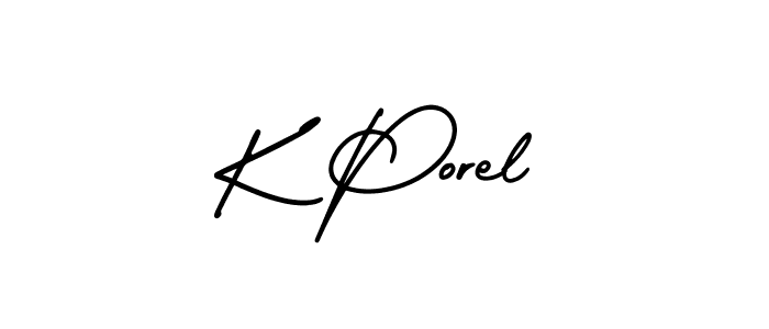 Once you've used our free online signature maker to create your best signature AmerikaSignatureDemo-Regular style, it's time to enjoy all of the benefits that K Porel name signing documents. K Porel signature style 3 images and pictures png