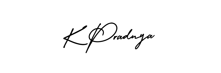 Make a short K Pradnya signature style. Manage your documents anywhere anytime using AmerikaSignatureDemo-Regular. Create and add eSignatures, submit forms, share and send files easily. K Pradnya signature style 3 images and pictures png