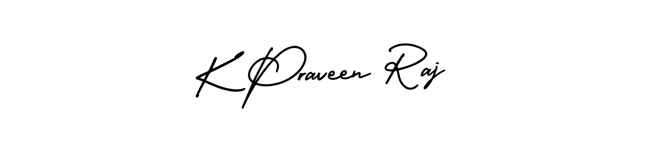 Best and Professional Signature Style for K Praveen Raj. AmerikaSignatureDemo-Regular Best Signature Style Collection. K Praveen Raj signature style 3 images and pictures png