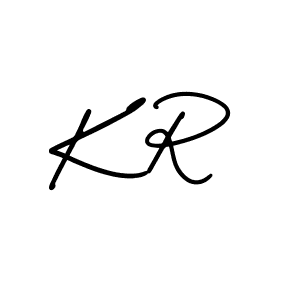 How to Draw K R signature style? AmerikaSignatureDemo-Regular is a latest design signature styles for name K R. K R signature style 3 images and pictures png