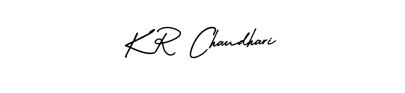 Similarly AmerikaSignatureDemo-Regular is the best handwritten signature design. Signature creator online .You can use it as an online autograph creator for name K R Chaudhari. K R Chaudhari signature style 3 images and pictures png
