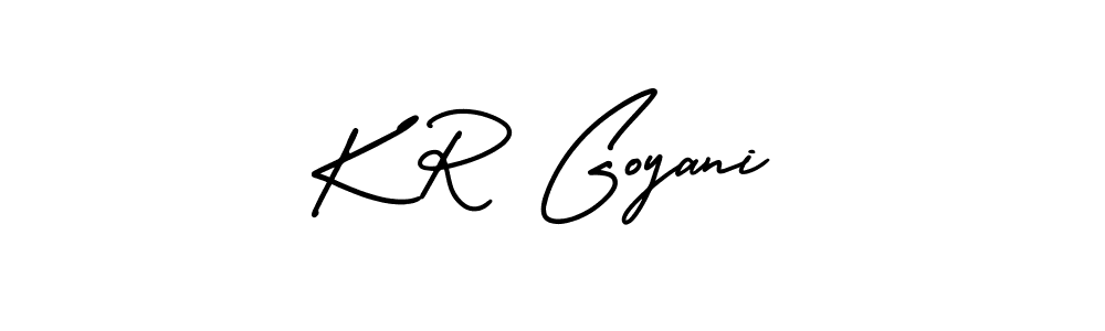 Similarly AmerikaSignatureDemo-Regular is the best handwritten signature design. Signature creator online .You can use it as an online autograph creator for name K R Goyani. K R Goyani signature style 3 images and pictures png