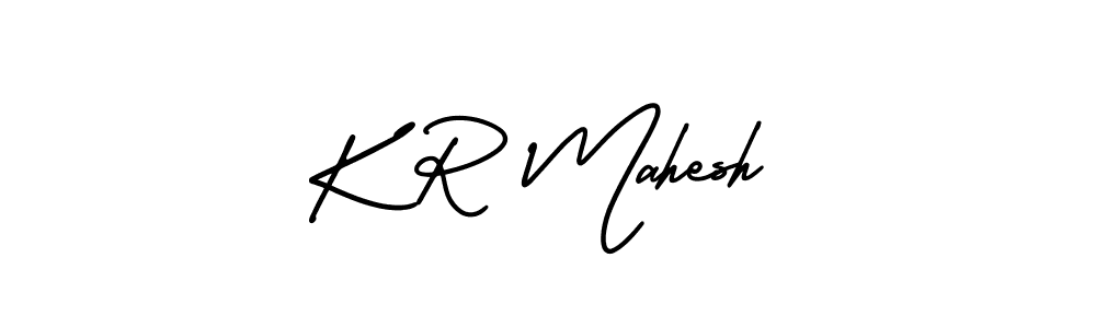 AmerikaSignatureDemo-Regular is a professional signature style that is perfect for those who want to add a touch of class to their signature. It is also a great choice for those who want to make their signature more unique. Get K R Mahesh name to fancy signature for free. K R Mahesh signature style 3 images and pictures png