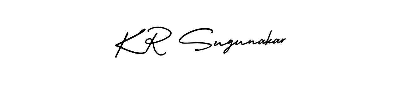 if you are searching for the best signature style for your name K R Sugunakar. so please give up your signature search. here we have designed multiple signature styles  using AmerikaSignatureDemo-Regular. K R Sugunakar signature style 3 images and pictures png