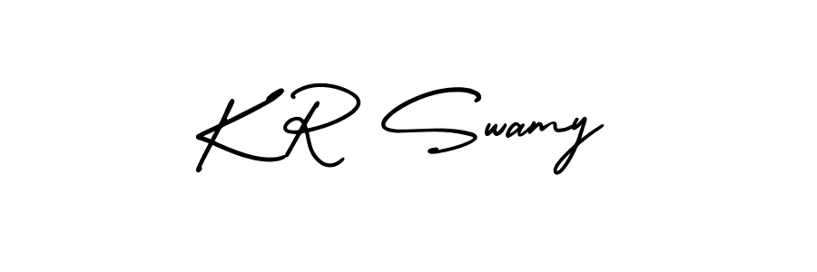 How to Draw K R Swamy signature style? AmerikaSignatureDemo-Regular is a latest design signature styles for name K R Swamy. K R Swamy signature style 3 images and pictures png