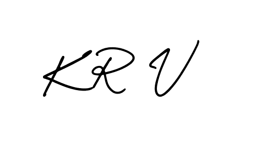 Also You can easily find your signature by using the search form. We will create K R V name handwritten signature images for you free of cost using AmerikaSignatureDemo-Regular sign style. K R V signature style 3 images and pictures png