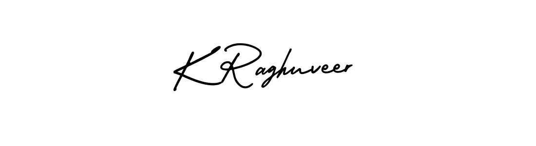 How to make K Raghuveer signature? AmerikaSignatureDemo-Regular is a professional autograph style. Create handwritten signature for K Raghuveer name. K Raghuveer signature style 3 images and pictures png