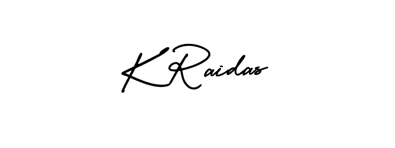 Make a beautiful signature design for name K Raidas. Use this online signature maker to create a handwritten signature for free. K Raidas signature style 3 images and pictures png
