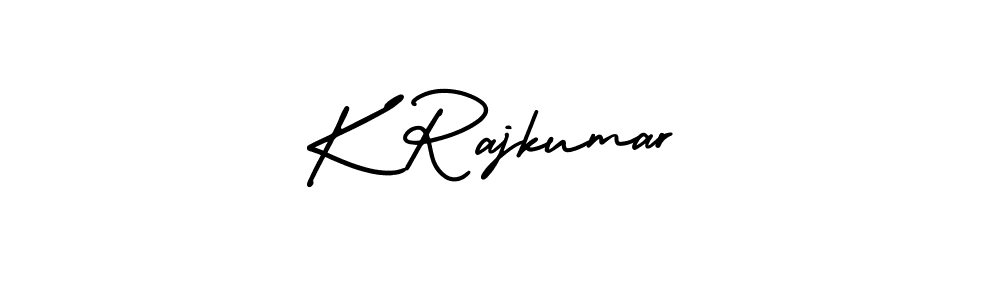 Make a beautiful signature design for name K Rajkumar. Use this online signature maker to create a handwritten signature for free. K Rajkumar signature style 3 images and pictures png