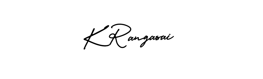 if you are searching for the best signature style for your name K Rangasai. so please give up your signature search. here we have designed multiple signature styles  using AmerikaSignatureDemo-Regular. K Rangasai signature style 3 images and pictures png