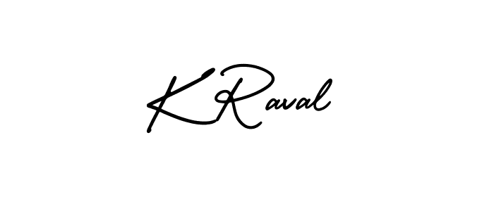 Also You can easily find your signature by using the search form. We will create K Raval name handwritten signature images for you free of cost using AmerikaSignatureDemo-Regular sign style. K Raval signature style 3 images and pictures png