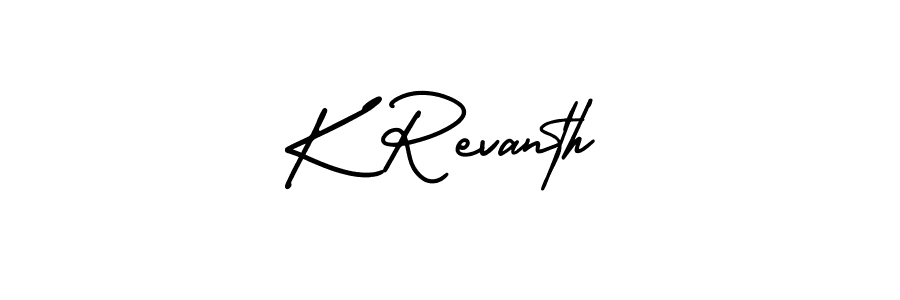 Also You can easily find your signature by using the search form. We will create K Revanth name handwritten signature images for you free of cost using AmerikaSignatureDemo-Regular sign style. K Revanth signature style 3 images and pictures png