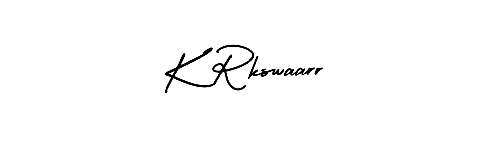 How to Draw K Rkswaarr signature style? AmerikaSignatureDemo-Regular is a latest design signature styles for name K Rkswaarr. K Rkswaarr signature style 3 images and pictures png