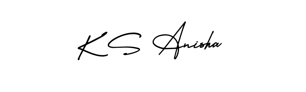 Once you've used our free online signature maker to create your best signature AmerikaSignatureDemo-Regular style, it's time to enjoy all of the benefits that K S Anisha name signing documents. K S Anisha signature style 3 images and pictures png