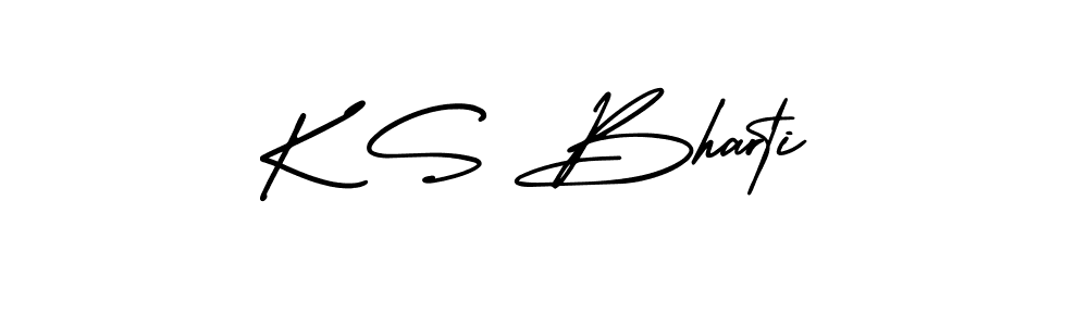 Also we have K S Bharti name is the best signature style. Create professional handwritten signature collection using AmerikaSignatureDemo-Regular autograph style. K S Bharti signature style 3 images and pictures png