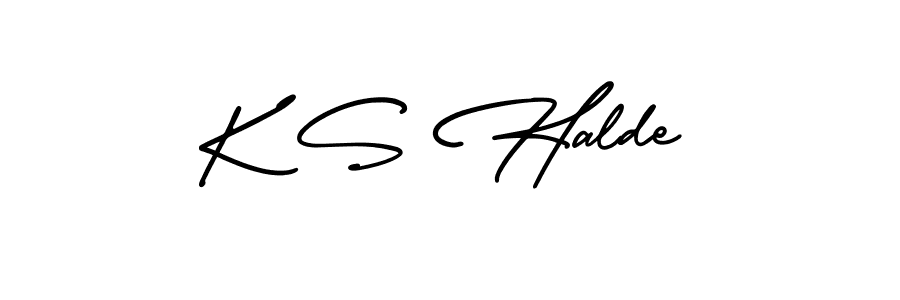 It looks lik you need a new signature style for name K S Halde. Design unique handwritten (AmerikaSignatureDemo-Regular) signature with our free signature maker in just a few clicks. K S Halde signature style 3 images and pictures png