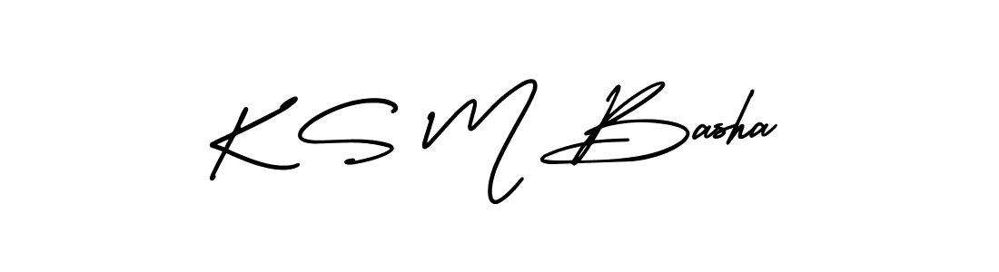 It looks lik you need a new signature style for name K S M Basha. Design unique handwritten (AmerikaSignatureDemo-Regular) signature with our free signature maker in just a few clicks. K S M Basha signature style 3 images and pictures png