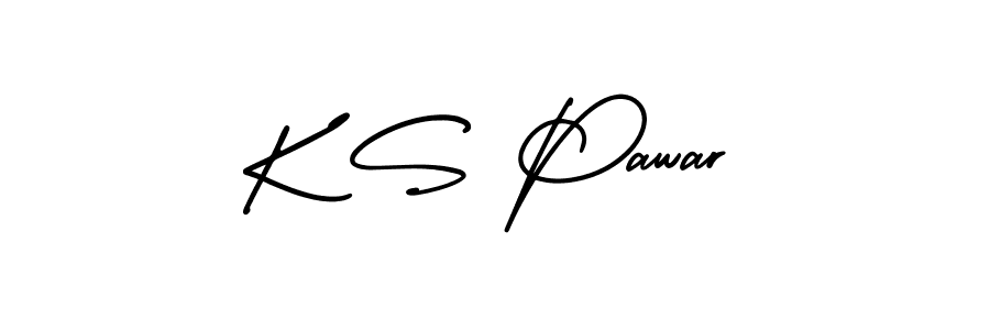 Similarly AmerikaSignatureDemo-Regular is the best handwritten signature design. Signature creator online .You can use it as an online autograph creator for name K S Pawar. K S Pawar signature style 3 images and pictures png