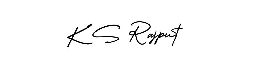 Make a beautiful signature design for name K S Rajput. Use this online signature maker to create a handwritten signature for free. K S Rajput signature style 3 images and pictures png