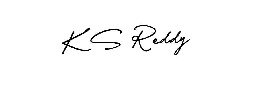 Design your own signature with our free online signature maker. With this signature software, you can create a handwritten (AmerikaSignatureDemo-Regular) signature for name K S Reddy. K S Reddy signature style 3 images and pictures png