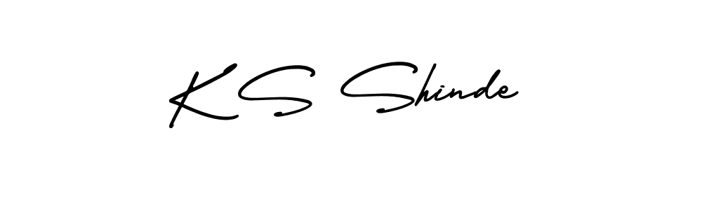 if you are searching for the best signature style for your name K S Shinde. so please give up your signature search. here we have designed multiple signature styles  using AmerikaSignatureDemo-Regular. K S Shinde signature style 3 images and pictures png