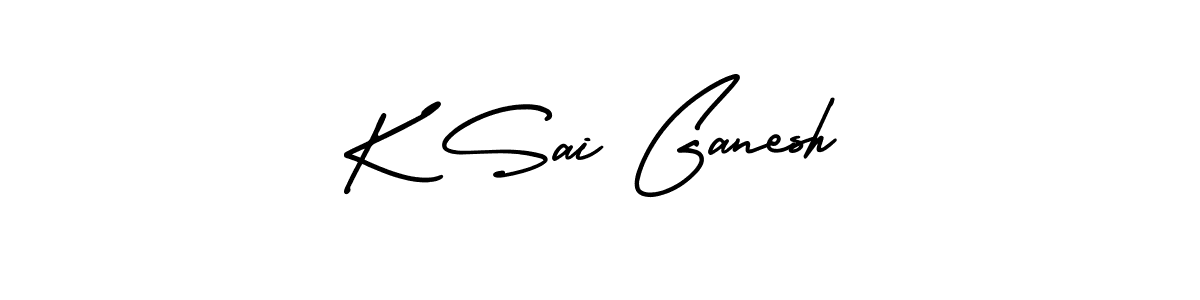 Best and Professional Signature Style for K Sai Ganesh. AmerikaSignatureDemo-Regular Best Signature Style Collection. K Sai Ganesh signature style 3 images and pictures png