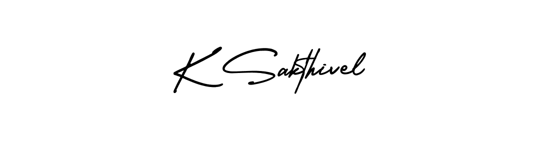 How to make K Sakthivel signature? AmerikaSignatureDemo-Regular is a professional autograph style. Create handwritten signature for K Sakthivel name. K Sakthivel signature style 3 images and pictures png