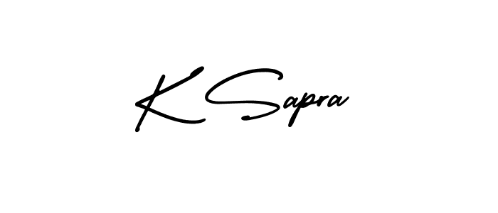 Best and Professional Signature Style for K Sapra. AmerikaSignatureDemo-Regular Best Signature Style Collection. K Sapra signature style 3 images and pictures png