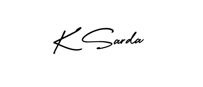 Best and Professional Signature Style for K Sarda. AmerikaSignatureDemo-Regular Best Signature Style Collection. K Sarda signature style 3 images and pictures png