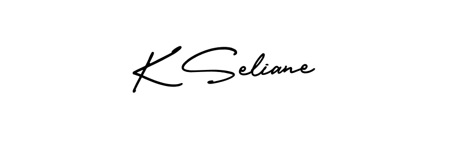 You can use this online signature creator to create a handwritten signature for the name K Seliane. This is the best online autograph maker. K Seliane signature style 3 images and pictures png