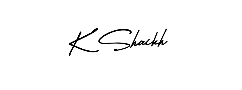 You can use this online signature creator to create a handwritten signature for the name K Shaikh. This is the best online autograph maker. K Shaikh signature style 3 images and pictures png