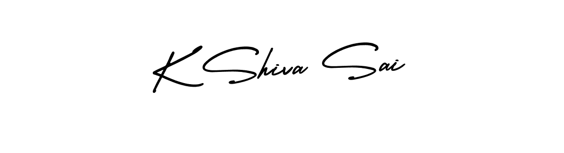 It looks lik you need a new signature style for name K Shiva Sai. Design unique handwritten (AmerikaSignatureDemo-Regular) signature with our free signature maker in just a few clicks. K Shiva Sai signature style 3 images and pictures png