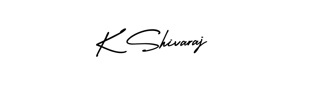 Design your own signature with our free online signature maker. With this signature software, you can create a handwritten (AmerikaSignatureDemo-Regular) signature for name K Shivaraj. K Shivaraj signature style 3 images and pictures png