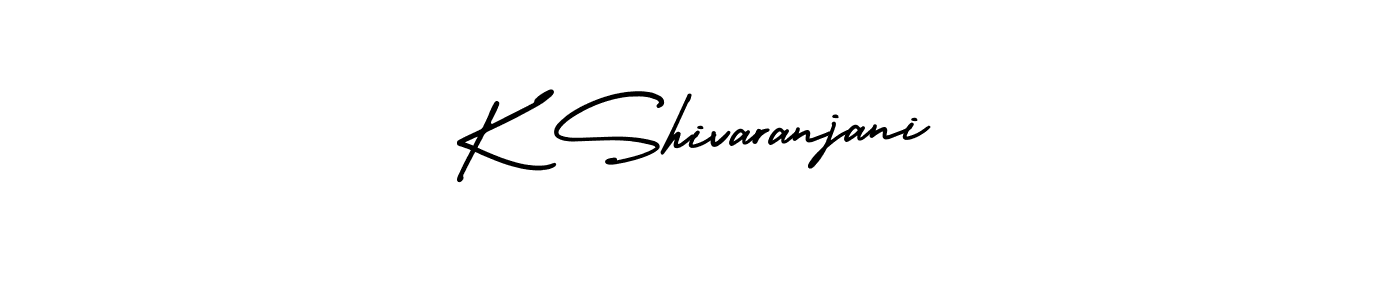 Also we have K Shivaranjani name is the best signature style. Create professional handwritten signature collection using AmerikaSignatureDemo-Regular autograph style. K Shivaranjani signature style 3 images and pictures png