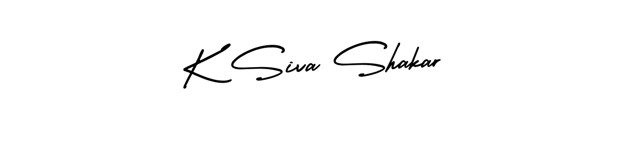 Create a beautiful signature design for name K Siva Shakar. With this signature (AmerikaSignatureDemo-Regular) fonts, you can make a handwritten signature for free. K Siva Shakar signature style 3 images and pictures png